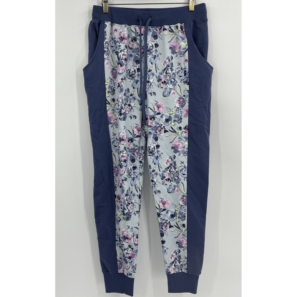 Vera Bradley Fresh Cut Bouquet Active Paneled Pocket Jogger Lounge Pants Small